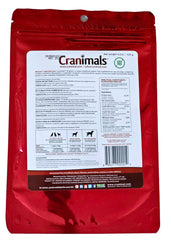 Cranimals cranberry powder for cats, bottle-pour, supports bladder comfort.