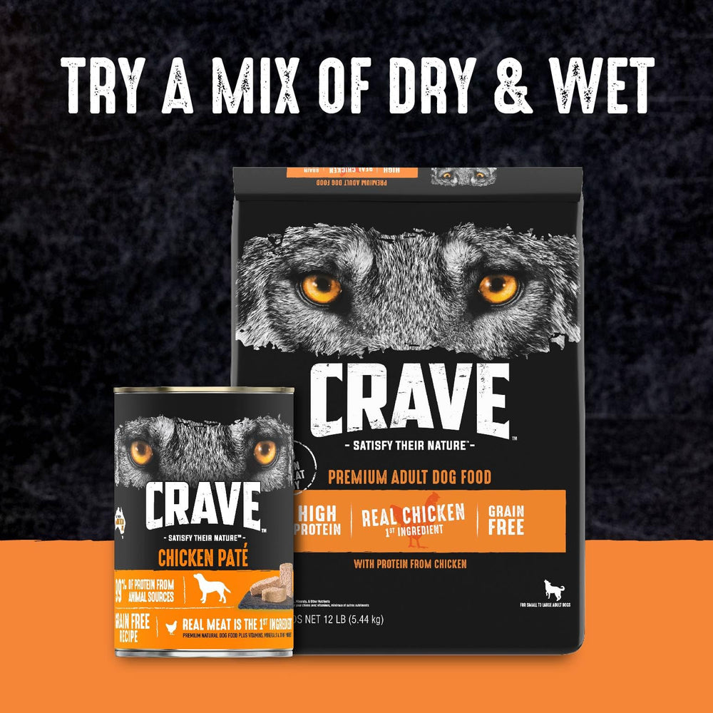 CRAVE complete nutrition for adult dogs in one bag
