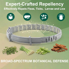 Craveit botanical defense collar uses natural oils for gentle pest control during outdoor adventures.