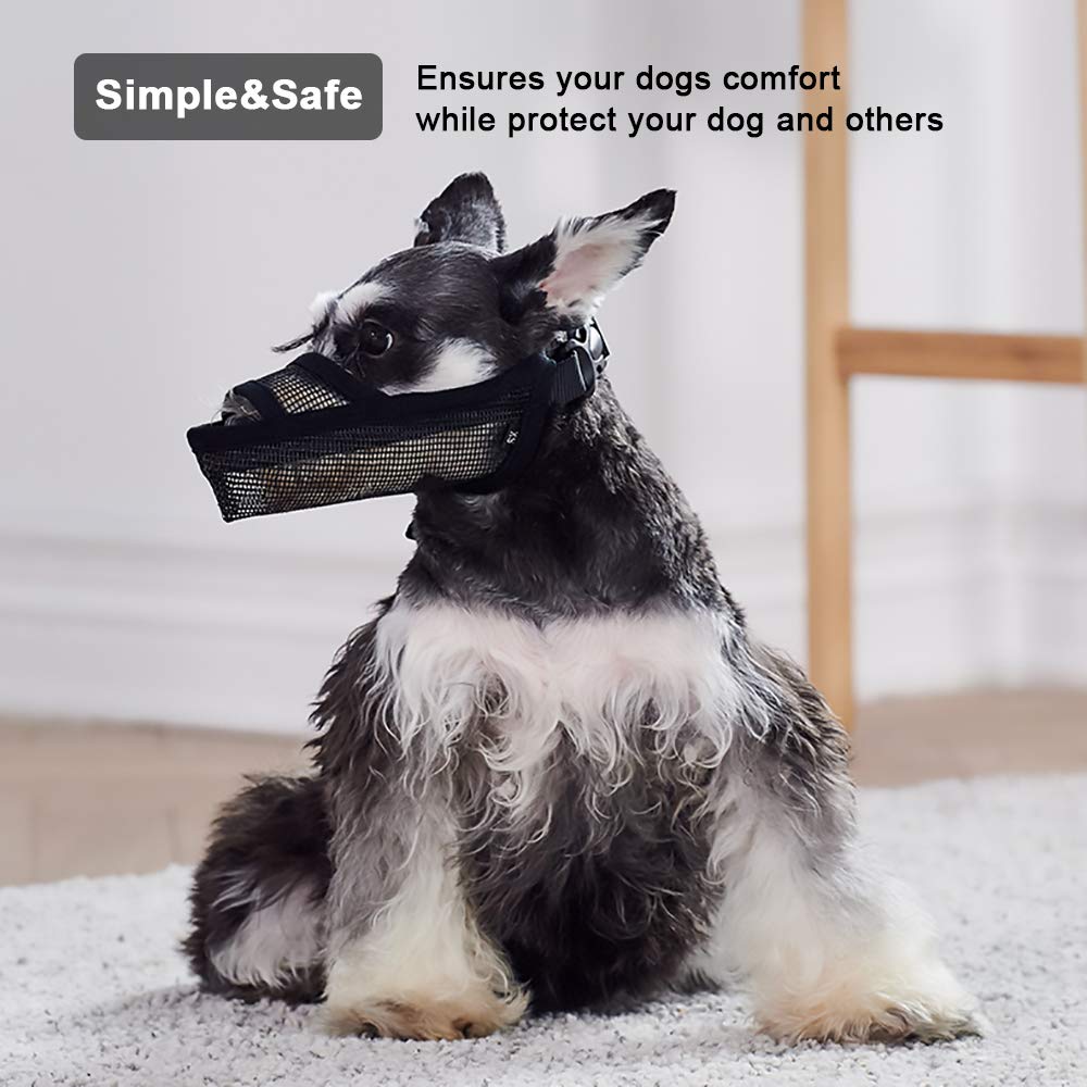 Crazy Felix muzzle is ideal for grooming and nail trimming.