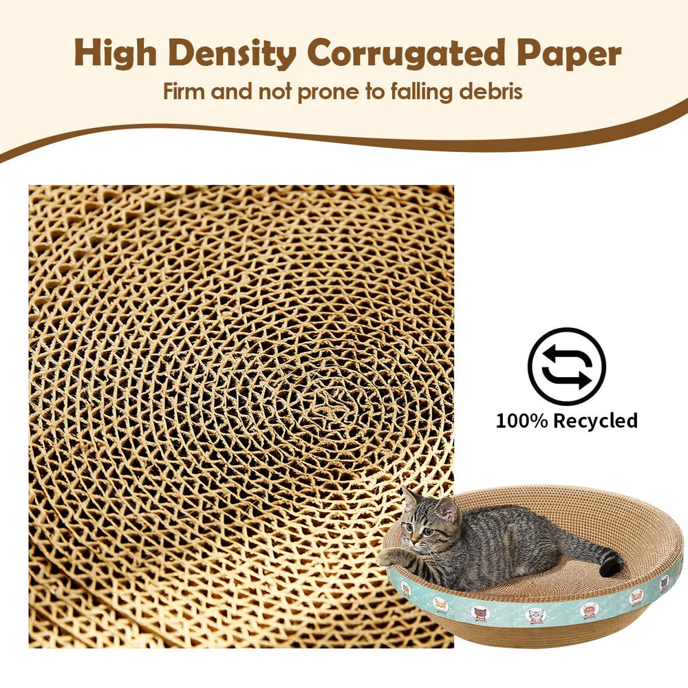 CRAZY GUOFAN large cat scratcher bed eco-friendly materials support sustainable care.