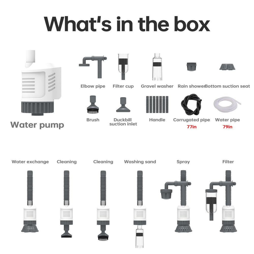 Crazyboy one-button start delivers fast setup for quick cleanups.