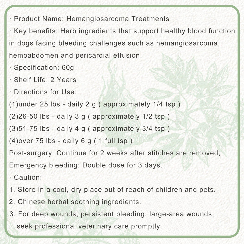 Emergency bleeding scenario using Crazzartmon powder
