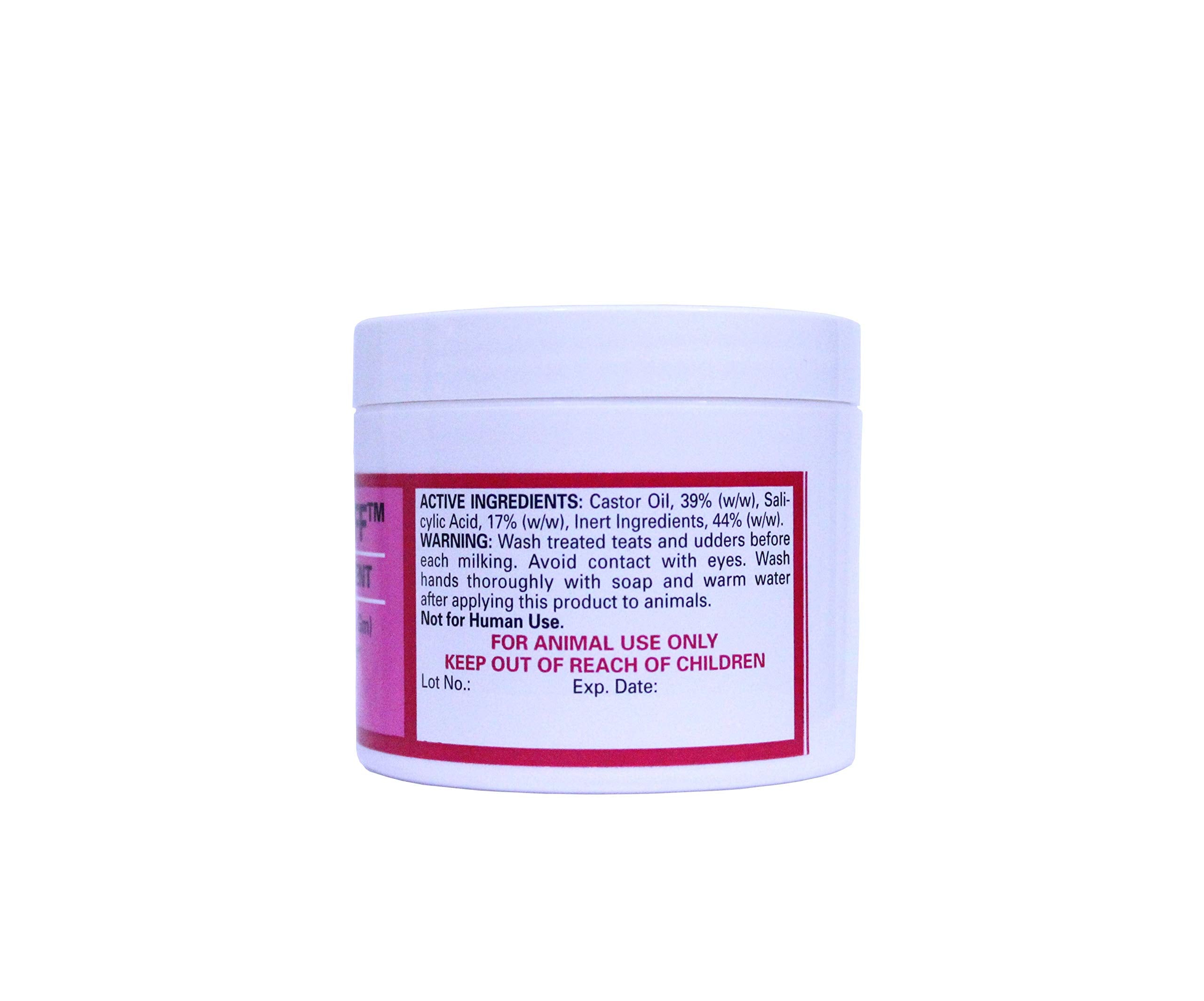 Ointment application close-up with Creative Science Warts Off 4oz for easy use.