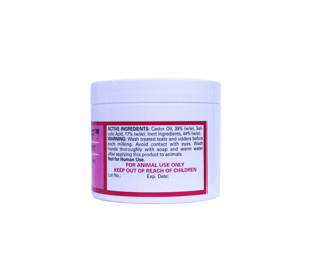 Ointment application close-up with Creative Science Warts Off 4oz for easy use.