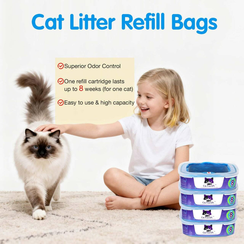 Creatwo refill compatible with Genie Standard, Plus, and XL pails for easy swaps.