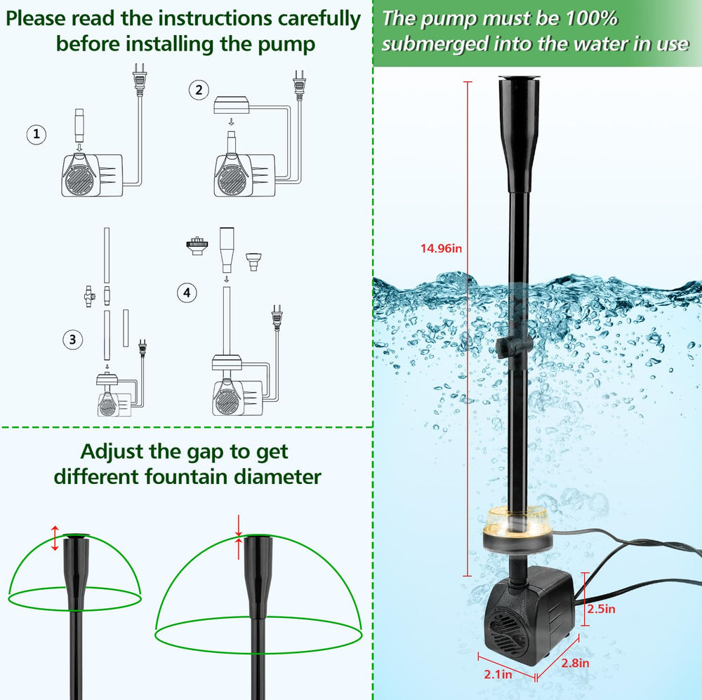 CREPOW adjustable flow control lets you tailor height and motion.