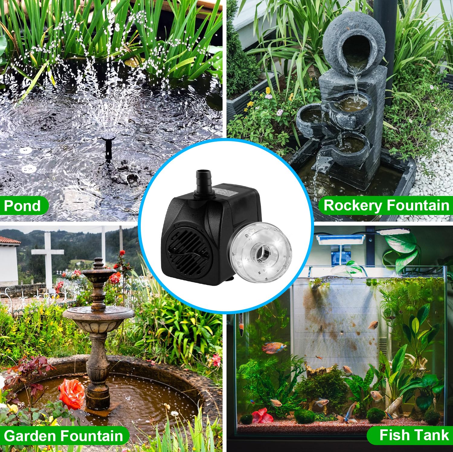 CREPOW compact pump suitable for indoor and outdoor installations.