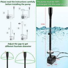CREPOW LED lighting for fountains enhances daytime and nighttime ambiance.