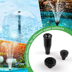 CREPOW mushroom nozzle creates dynamic fountain patterns for daytime and night.