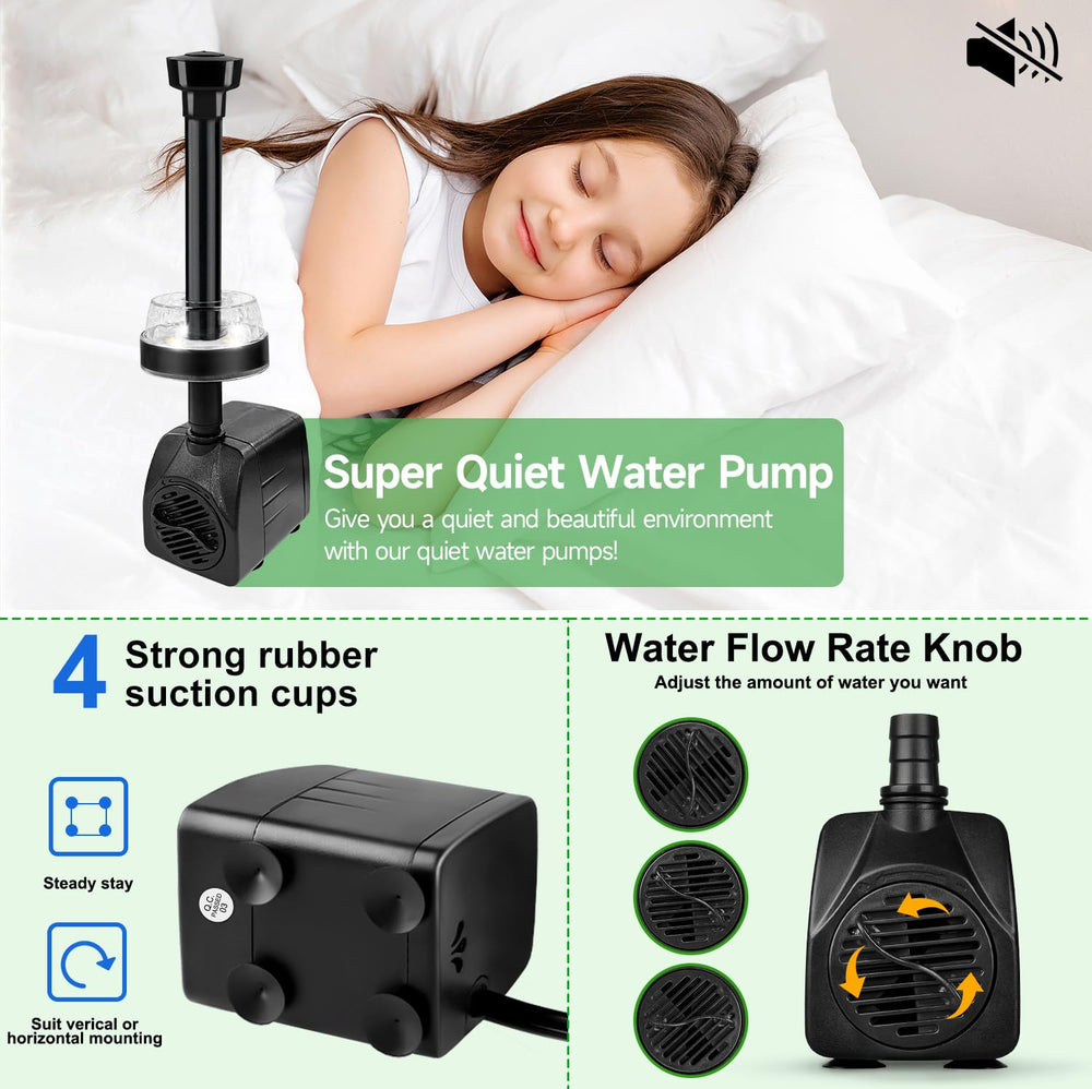 CREPOW overheat protection helps prevent pump damage.