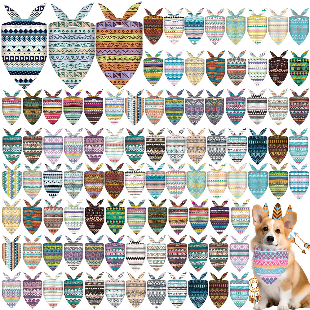 Cresue summer dog bandana collection in vibrant patterns for stylish photos.