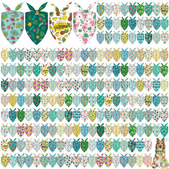 Cresue summer dog bandanas displaying multiple patterns for stylish pets