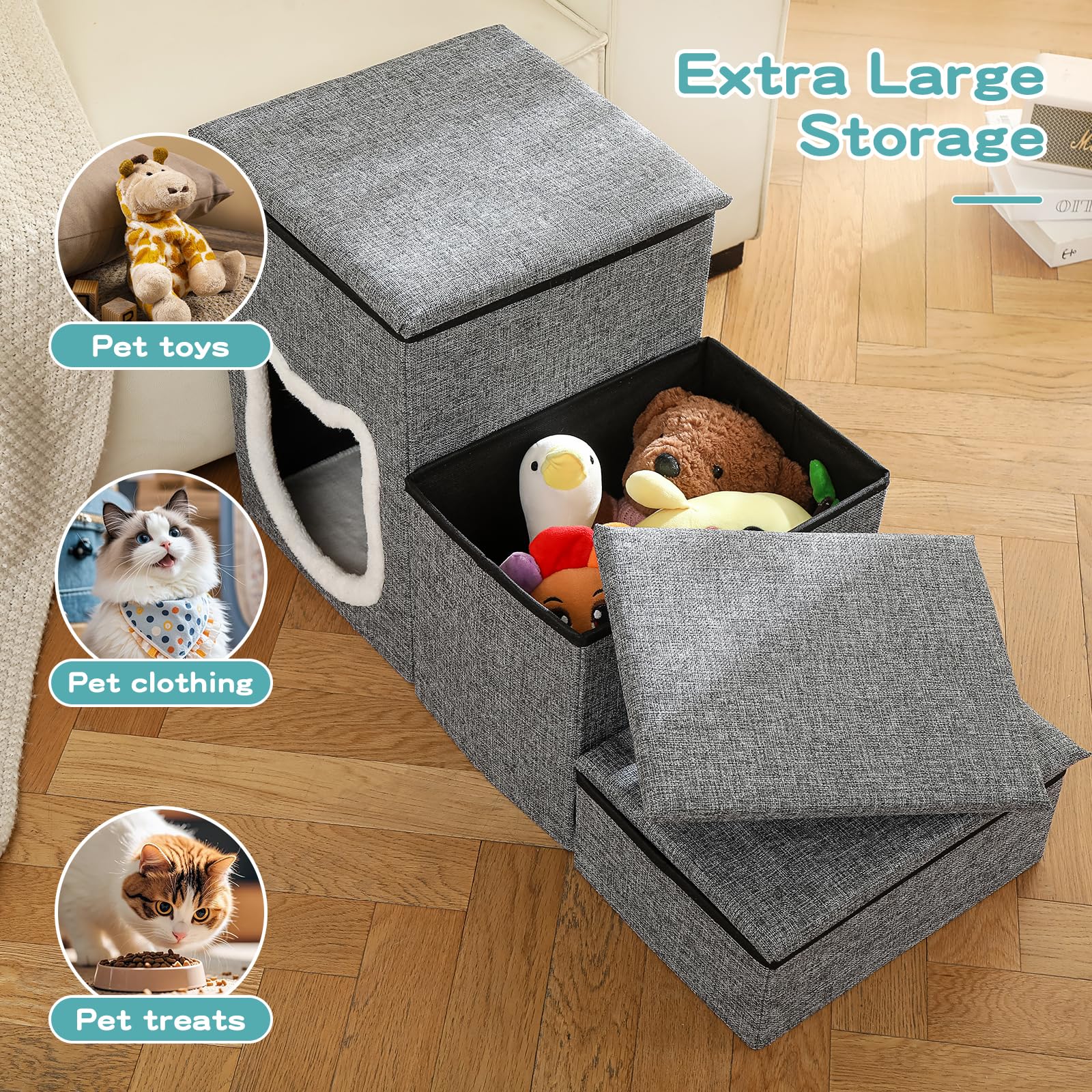 Crispedia dog stairs ideal for small dogs to reach couches safely