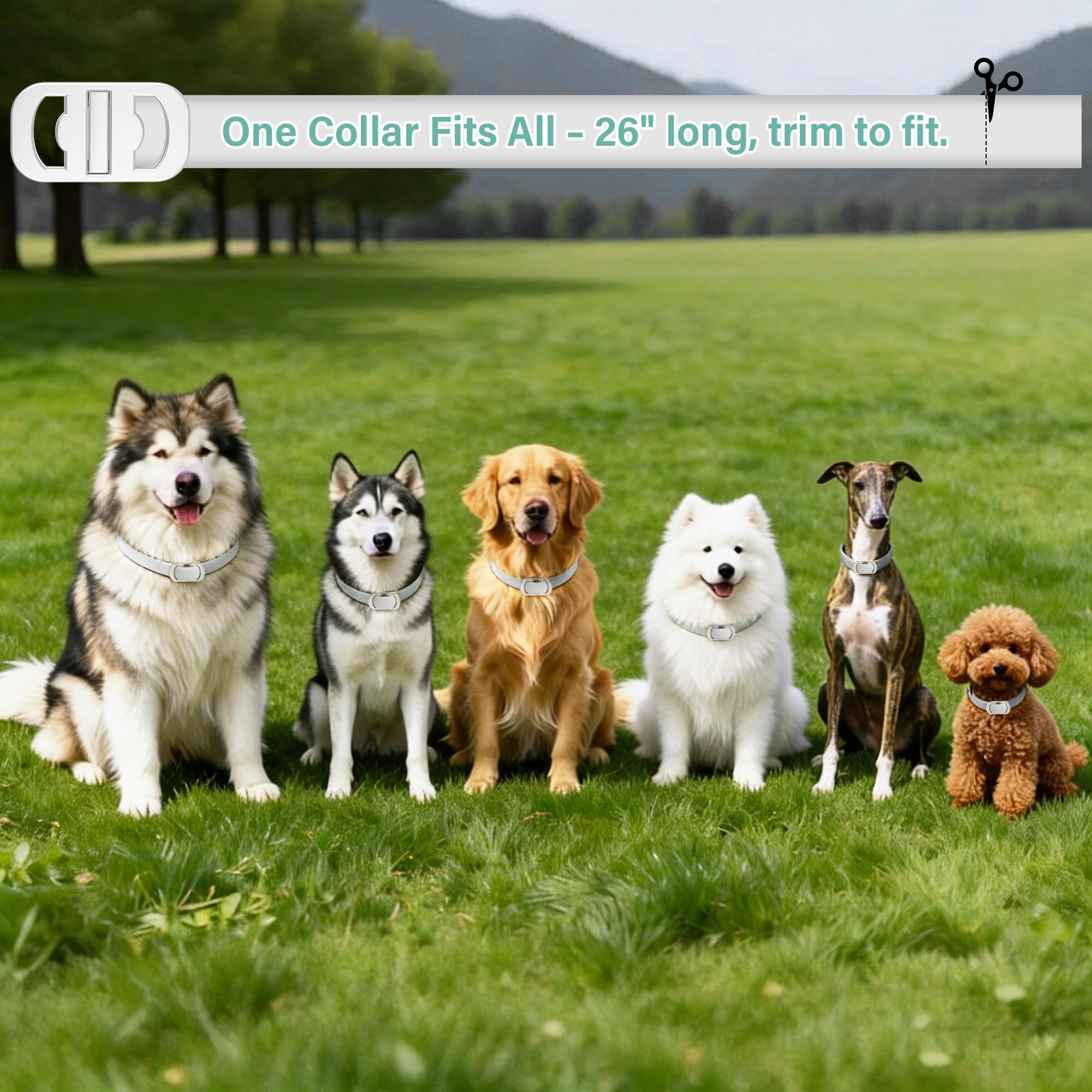 Crobirware collar keeps fur from sticking; comfortable.