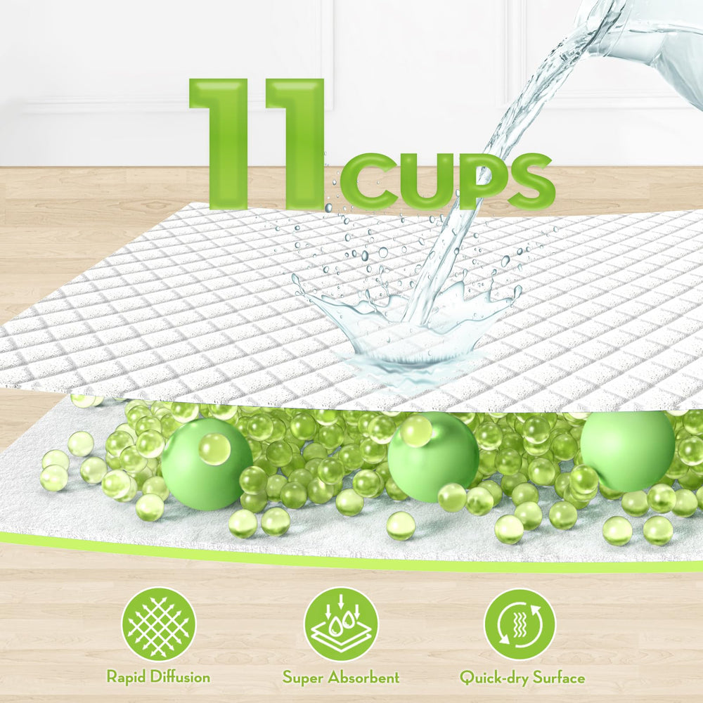 Croci extralarge dog pads back layer demonstrates leak-proof protection on floors