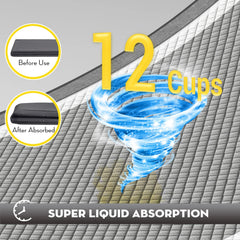 Croci leak-proof backing with waterproof layer and 2.2-inch border