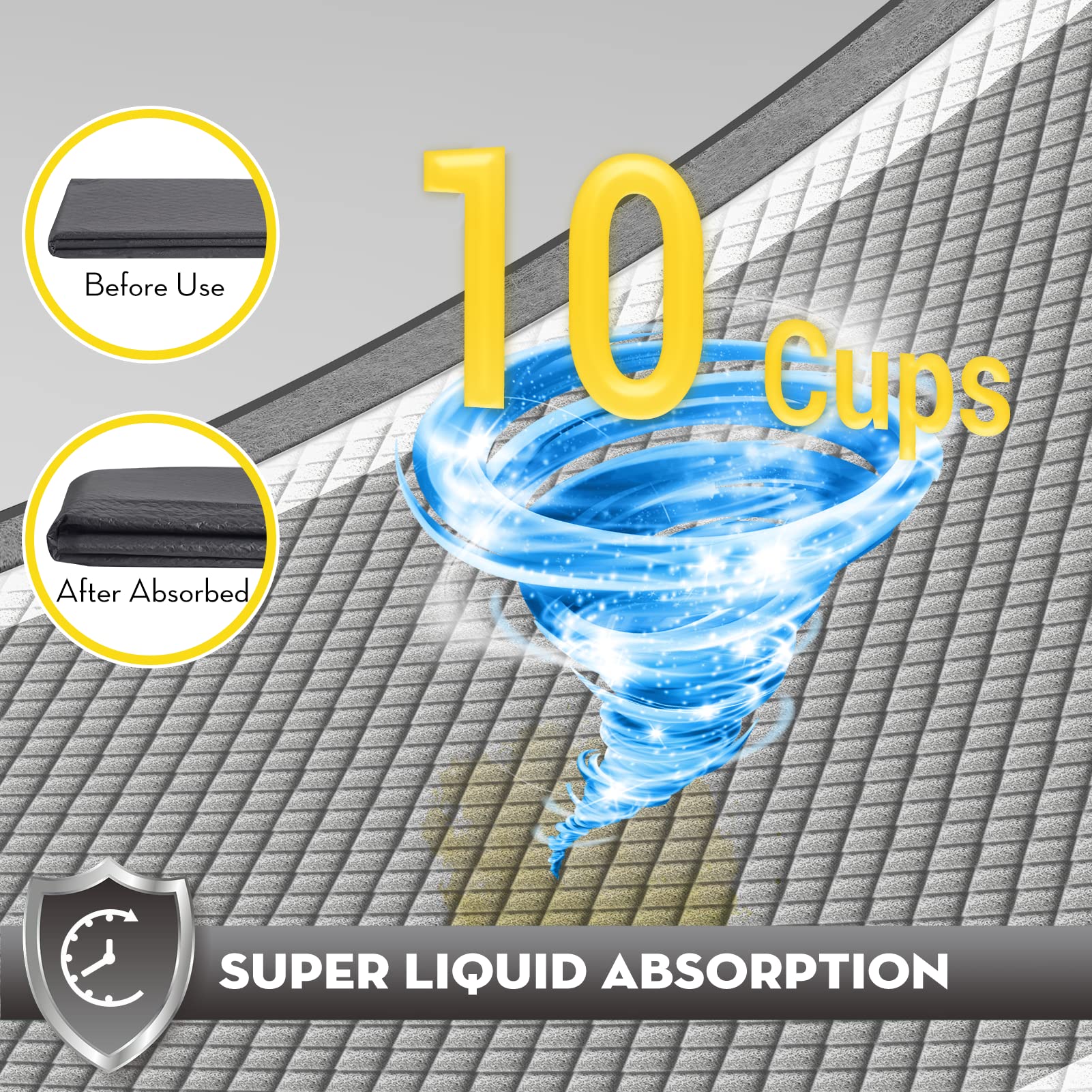 Croci adhesive backing strips keep pad securely in place