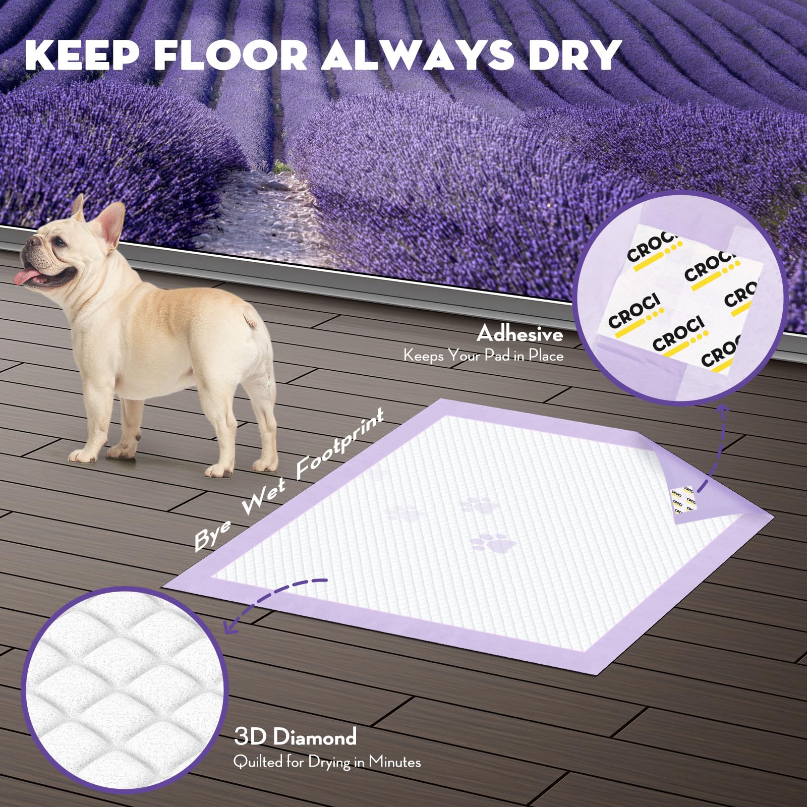 Croci pads available in five sizes for training and protection.