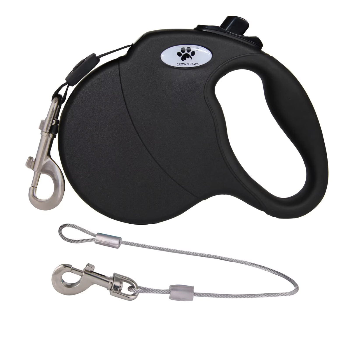CROWN PAWS 13ft retractable leash extended tape for smooth control during walks