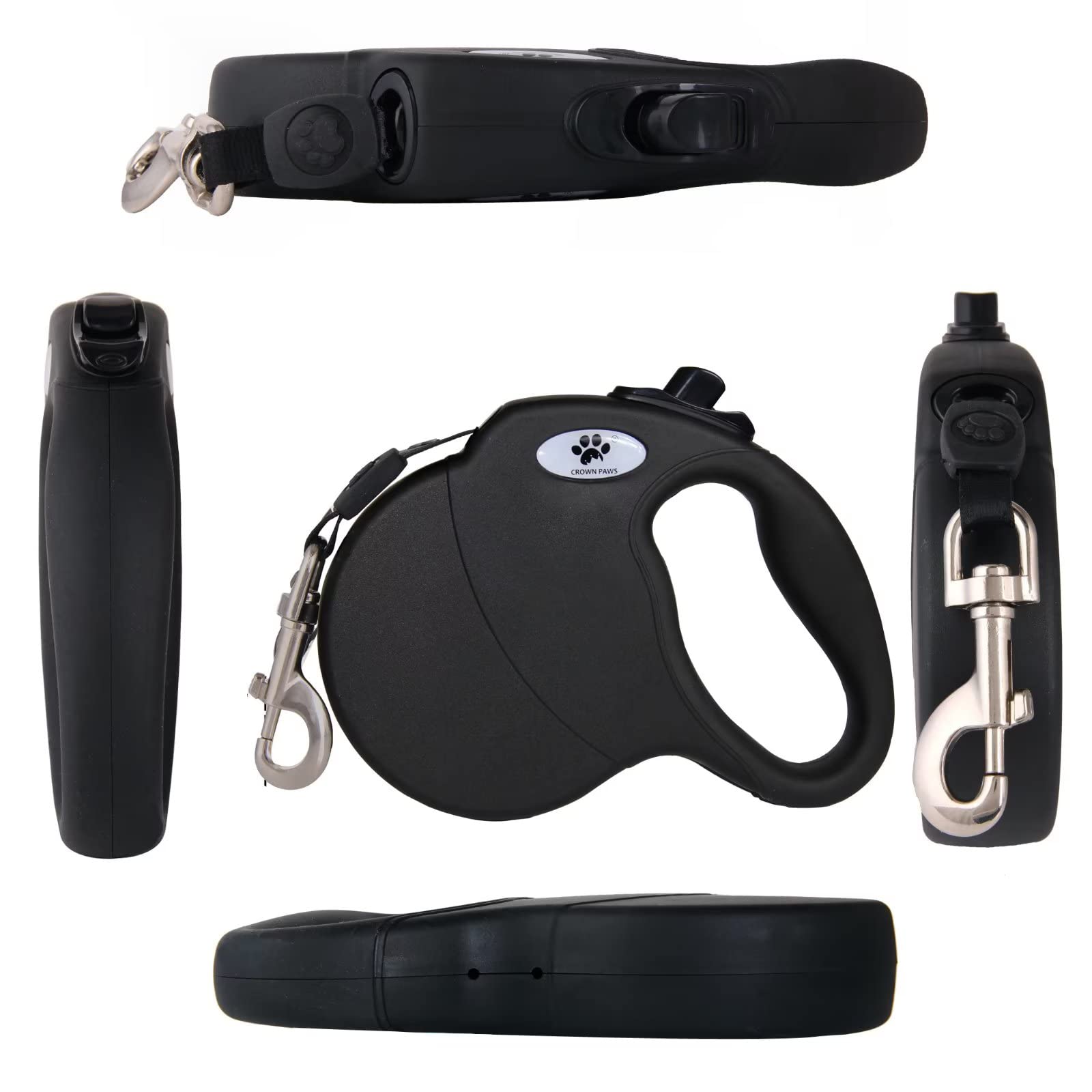 CROWN PAWS ergonomic soft-grip handle enhances comfort on long walks