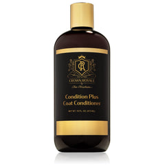 Crown Royale Condition Plus bottle pour for easy moisture delivery on a dog's coat