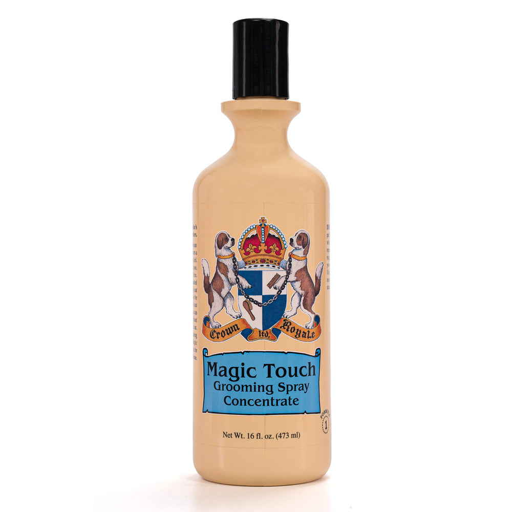 Crown Royale Magic Touch bottle pour highlights easy, slip-free application for a quick, polished groom.