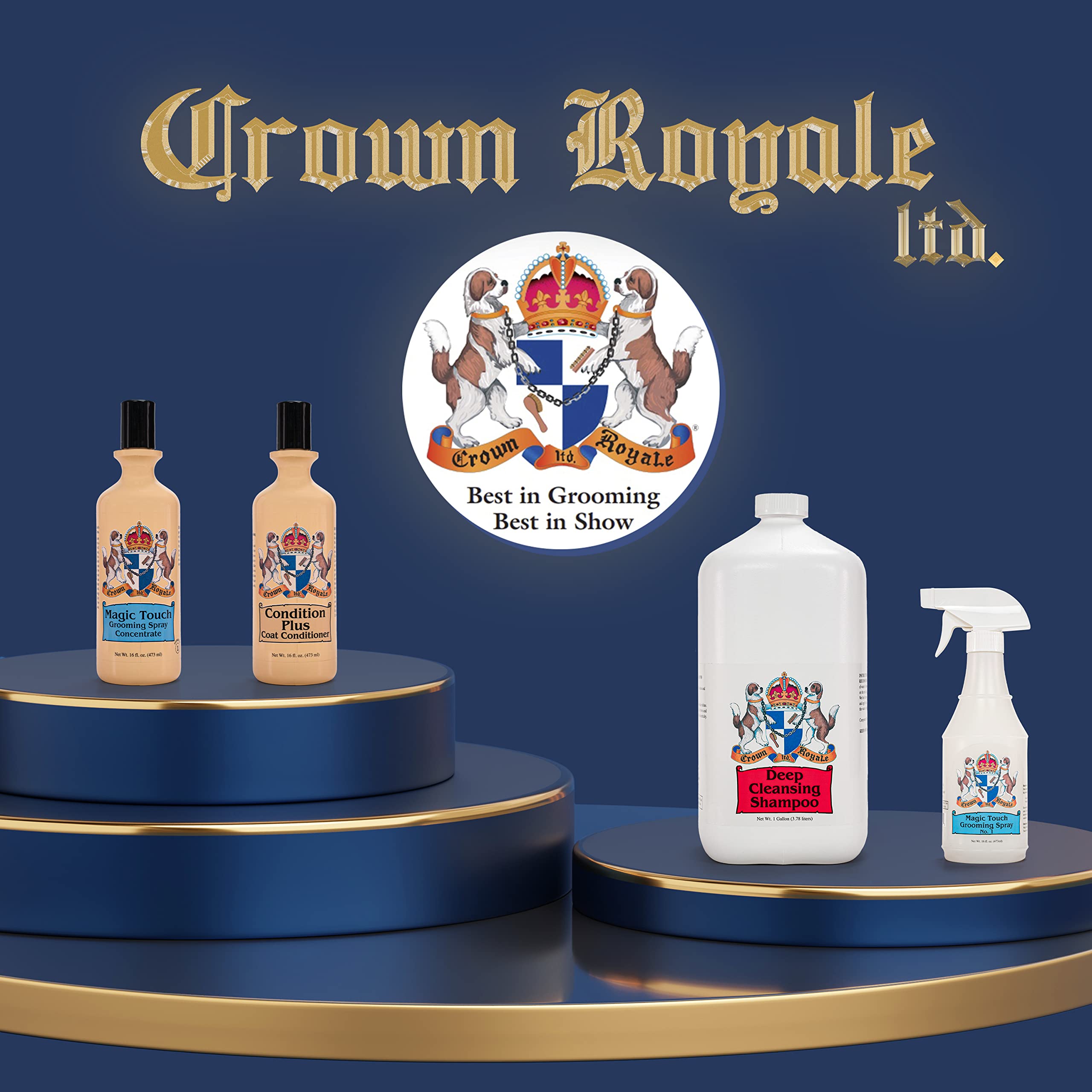 Crown Royale Magic Touch conditioners and brighteners support a healthy, vibrant appearance.
