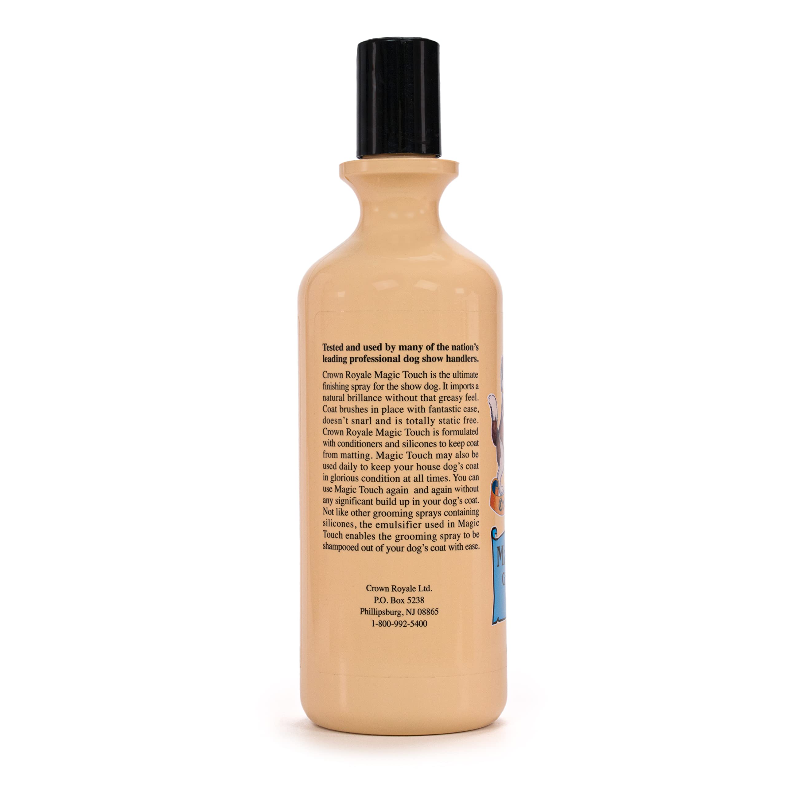 Crown Royale Magic Touch made in USA emphasizes quality and reliable grooming results.