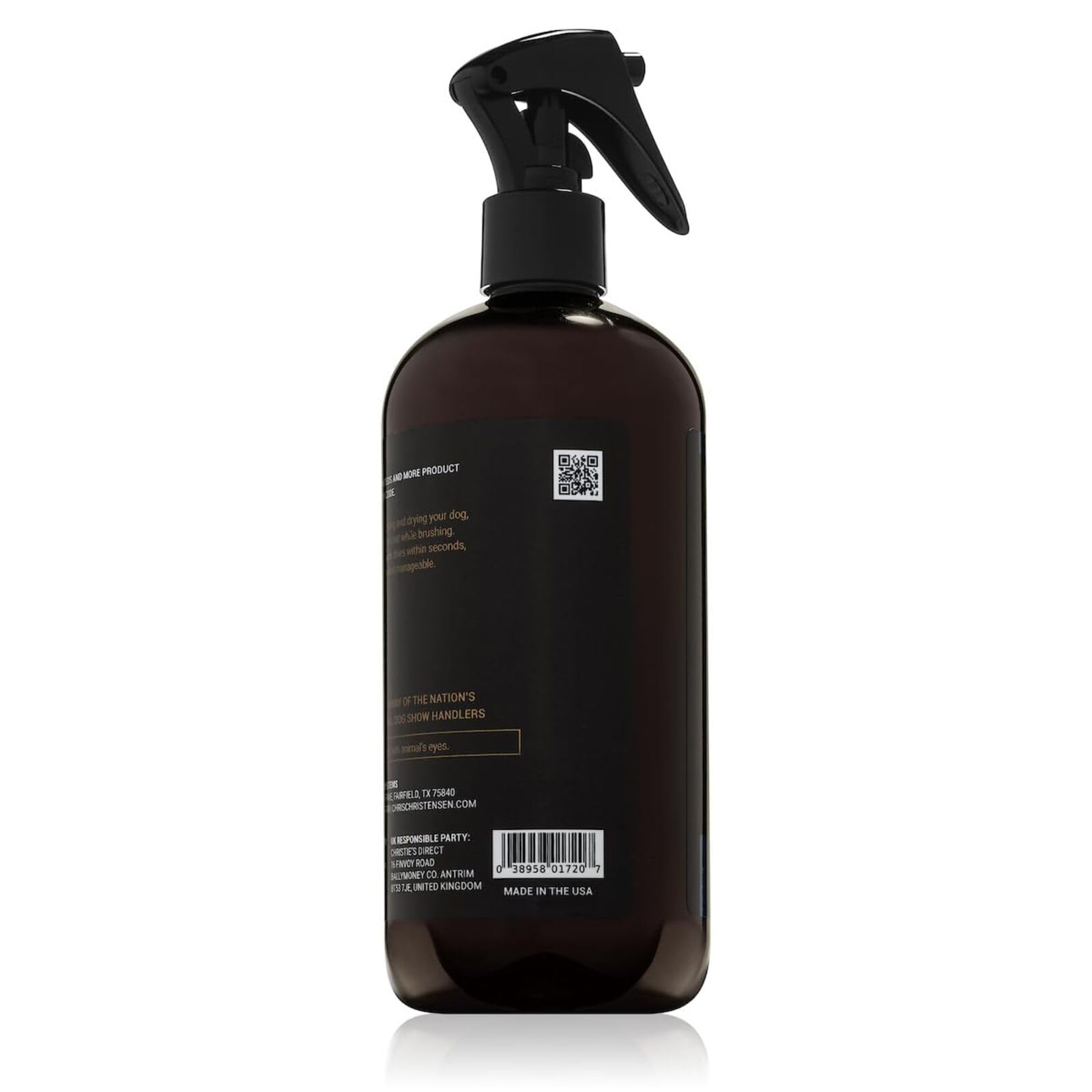 Crown Royale Magic Touch pet grooming scene in a brushing moment