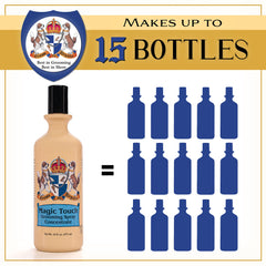 Crown Royale Magic Touch shine enhances coats while repelling dirt for between-bath upkeep.