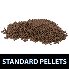 CrystalClear Platinum 5mm pellets close-up for larger koi