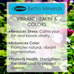 Crystalpro Betta Minerals dropper dispensing precise weekly drops.