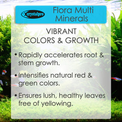 Crystalpro Flora Multi Minerals dosing markings aid accurate feeding.