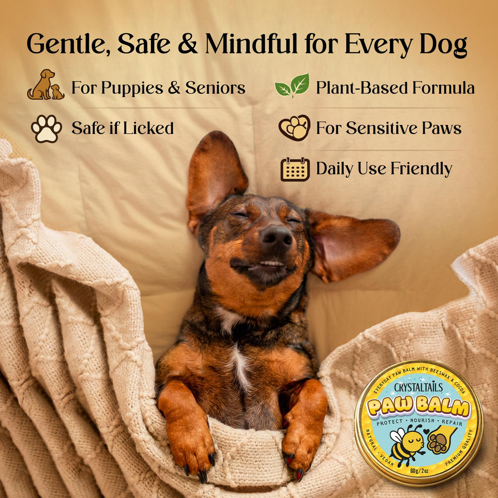 Crystaltails nose balm application for dry nose areas