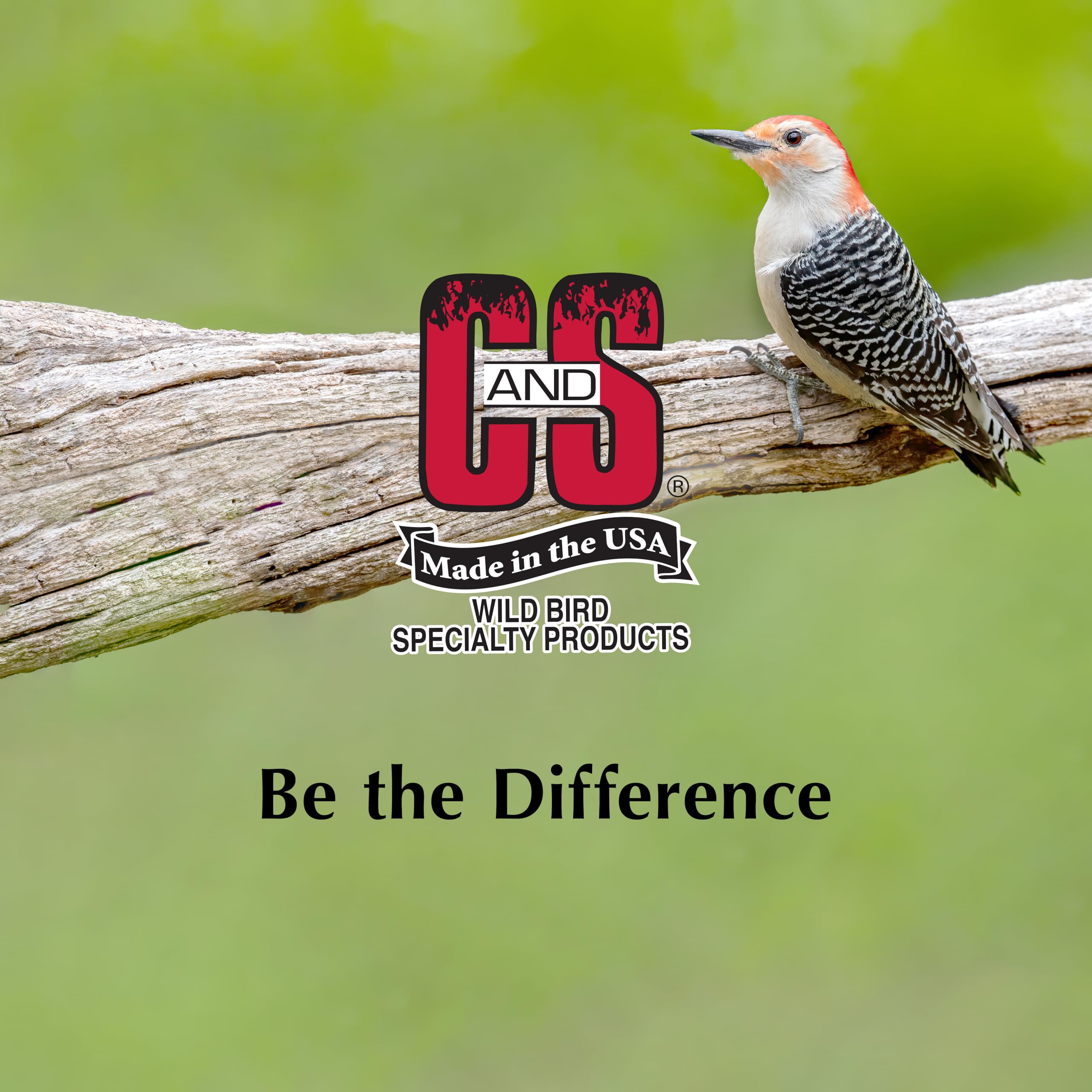 USA-made C&S Woodpecker Suet Nuggets in a resealable package.