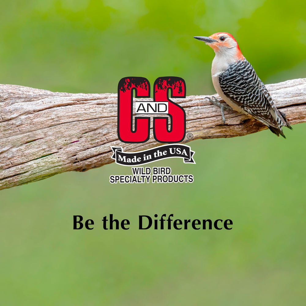 USA-made C&S Woodpecker Suet Nuggets in a resealable package.