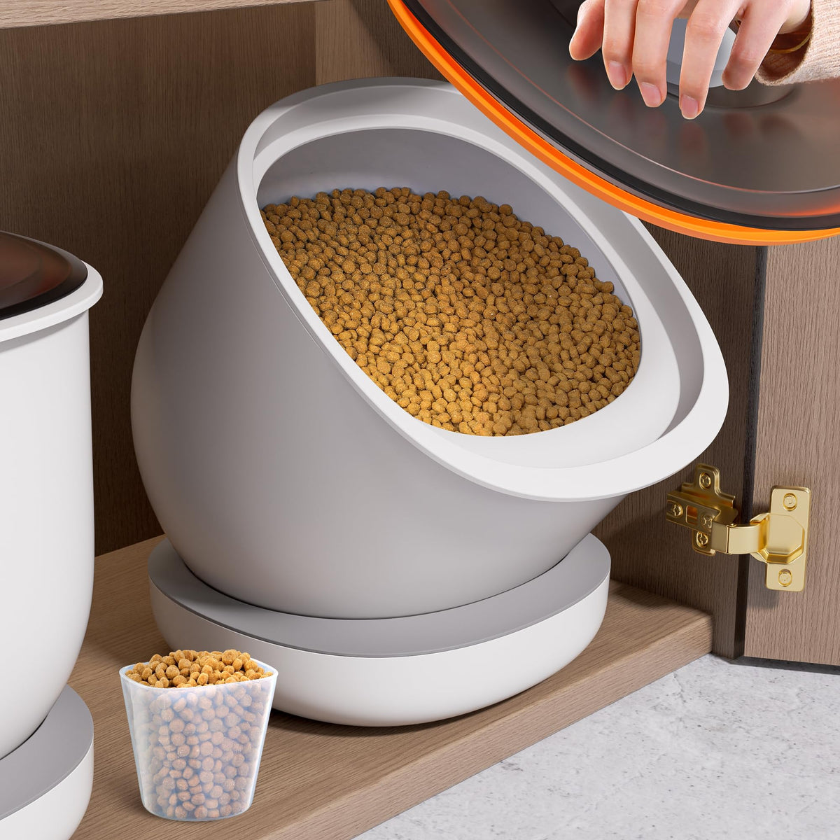 CTIME airtight container with front opening design for easy access