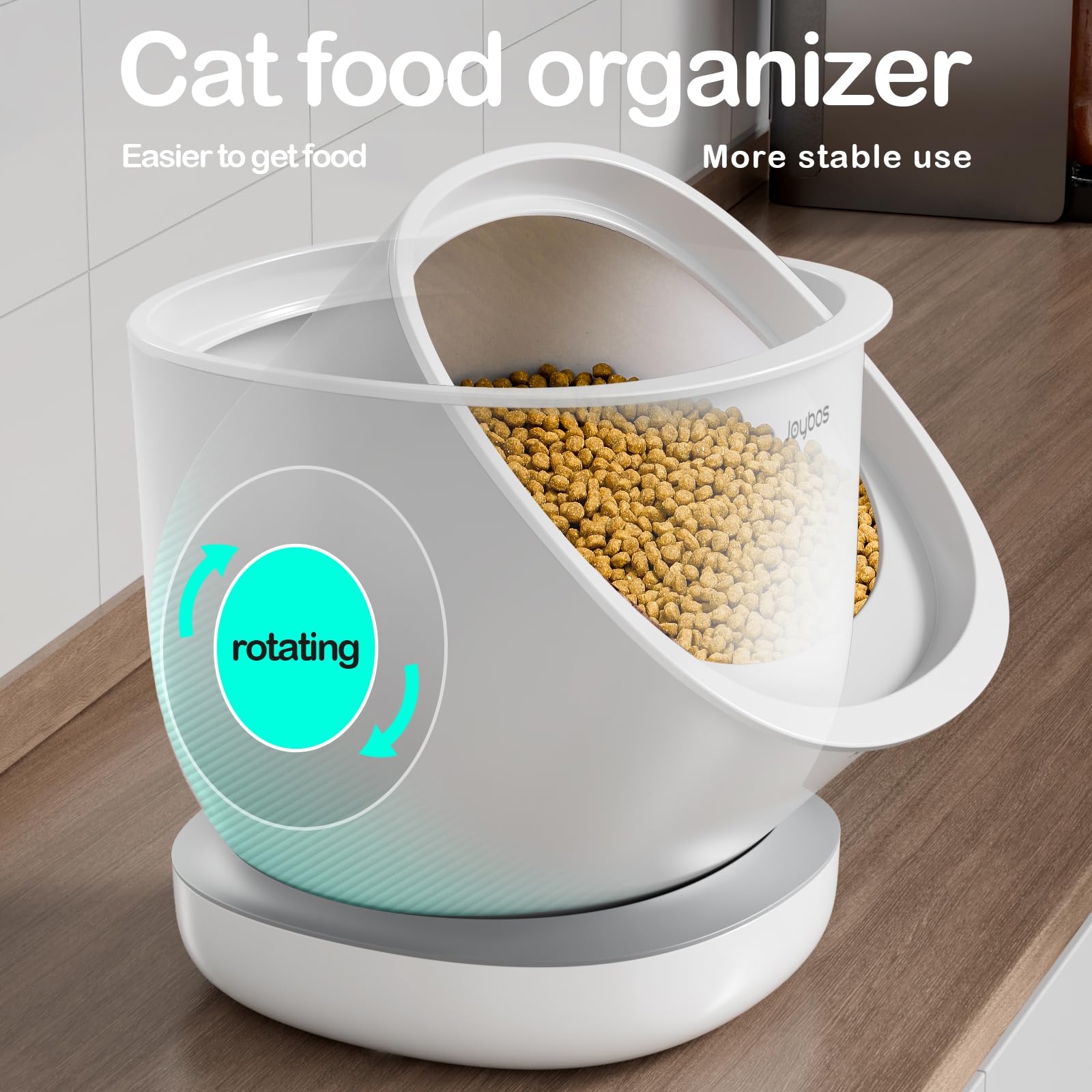 CTIME scoop slot keeps the 1-cup measuring cup handy