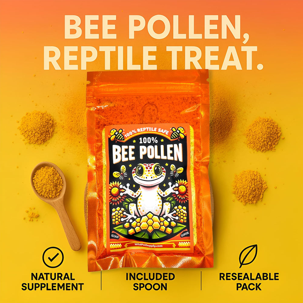 CTWPets bee pollen powder being mixed into pet food for daily supplementation.