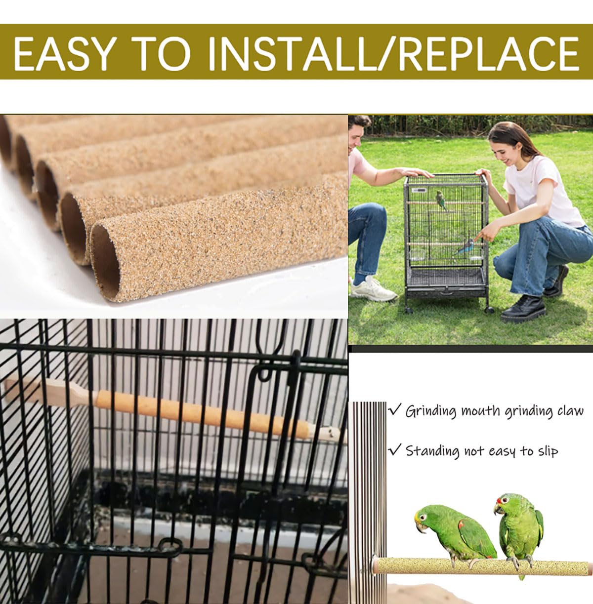 CuaxTume covers help keep cages tidier with safer perches