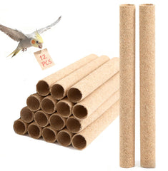 CuaxTume sanded perch covers on a 10-inch perch for parakeets promote nail care