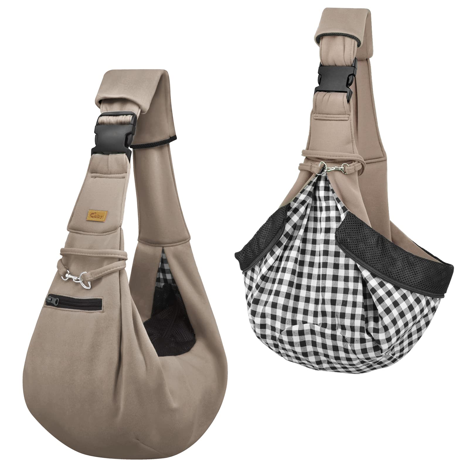 Cuby outdoor-use pet sling for errands and parks.