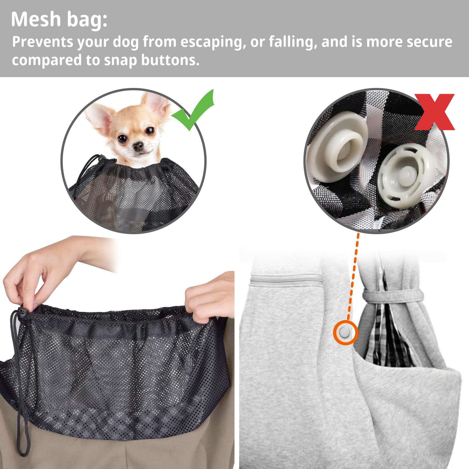 Cuby padded shoulder strap reduces fatigue during walks.