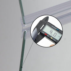CUCZUUS tank hood lets in ample light for a bright aquarium environment.