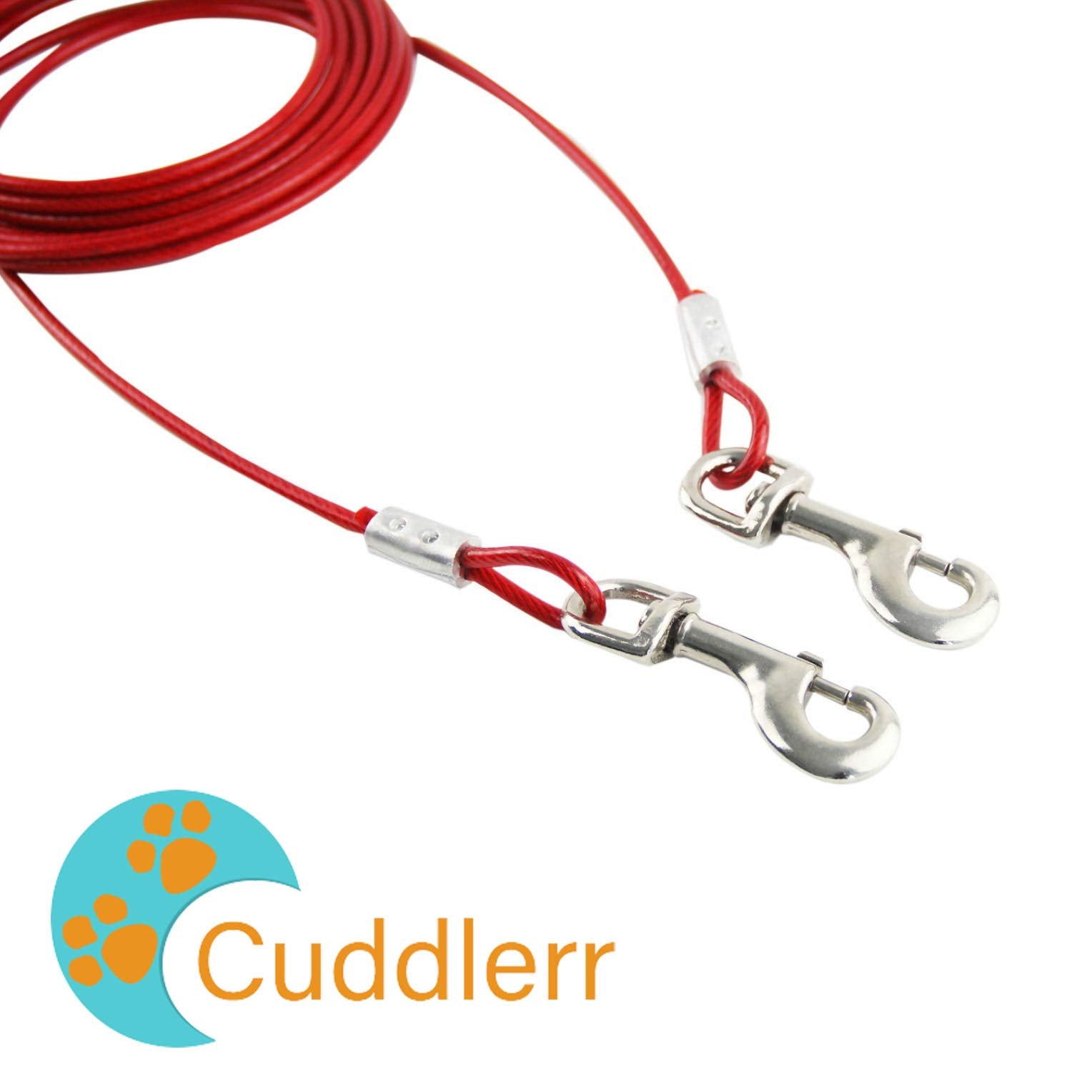 Cuddlerr heavy duty tie out suitable for harness or chain attachments.