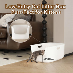 Cuddpaw anti-splash sidewalls help limit litter scatter during digging
