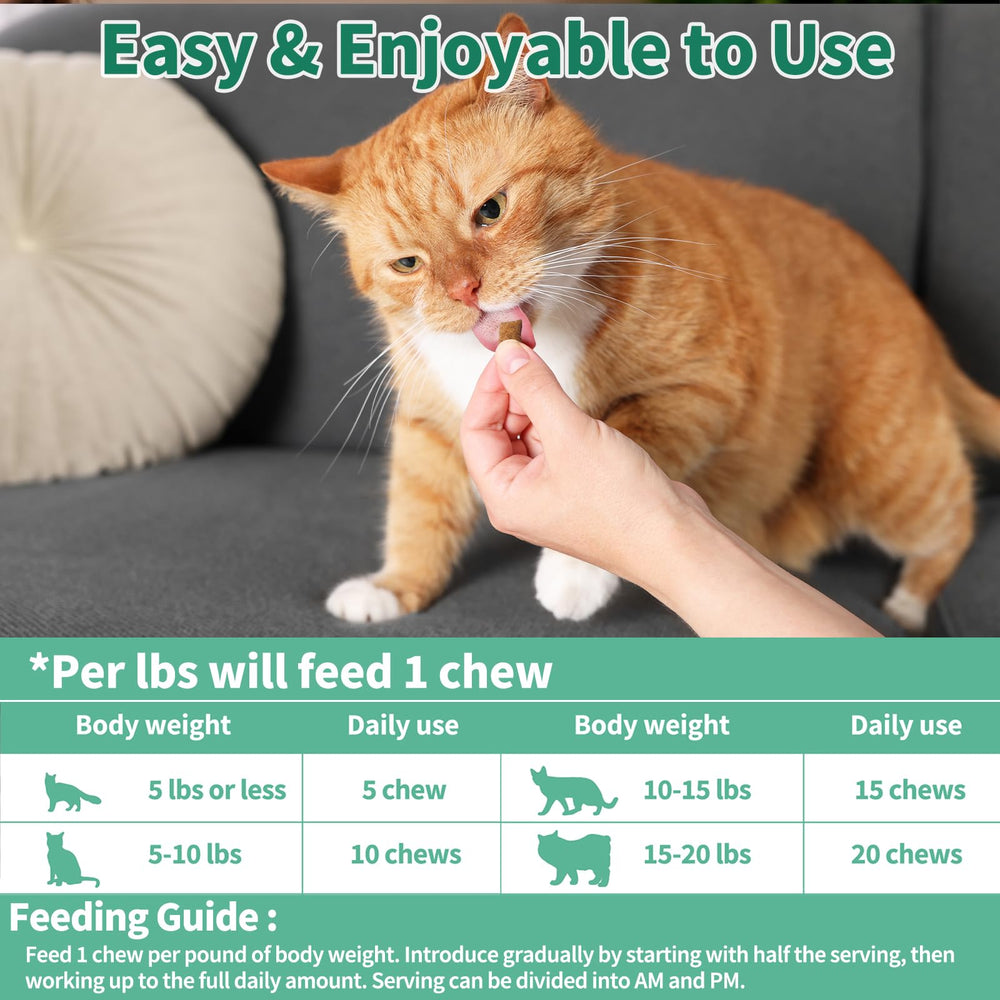 Cudory Cat Probiotics Treats: suitable for cats of all breeds and ages.