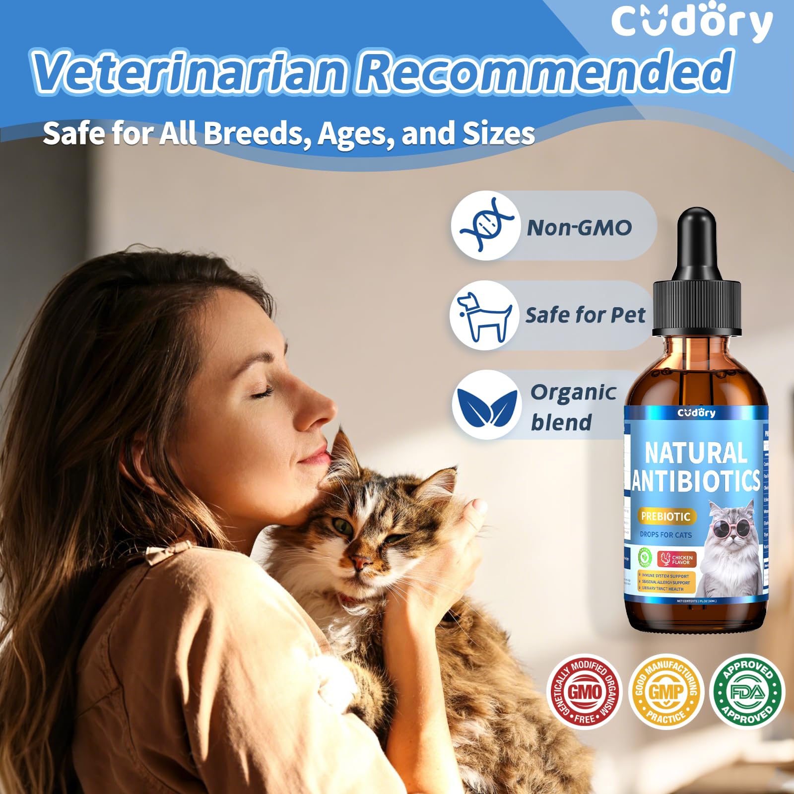 Cudory cat wellness in daily use scene shows routine integration.
