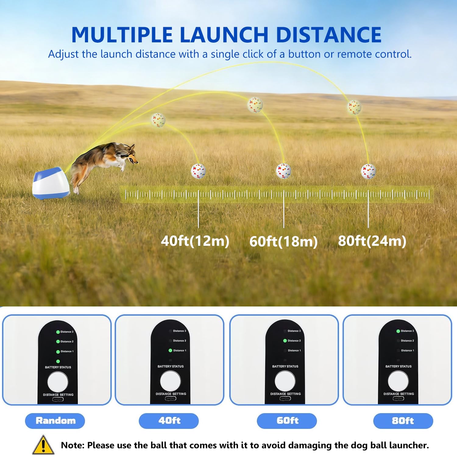 Cuelab remote control with distance presets for quick play